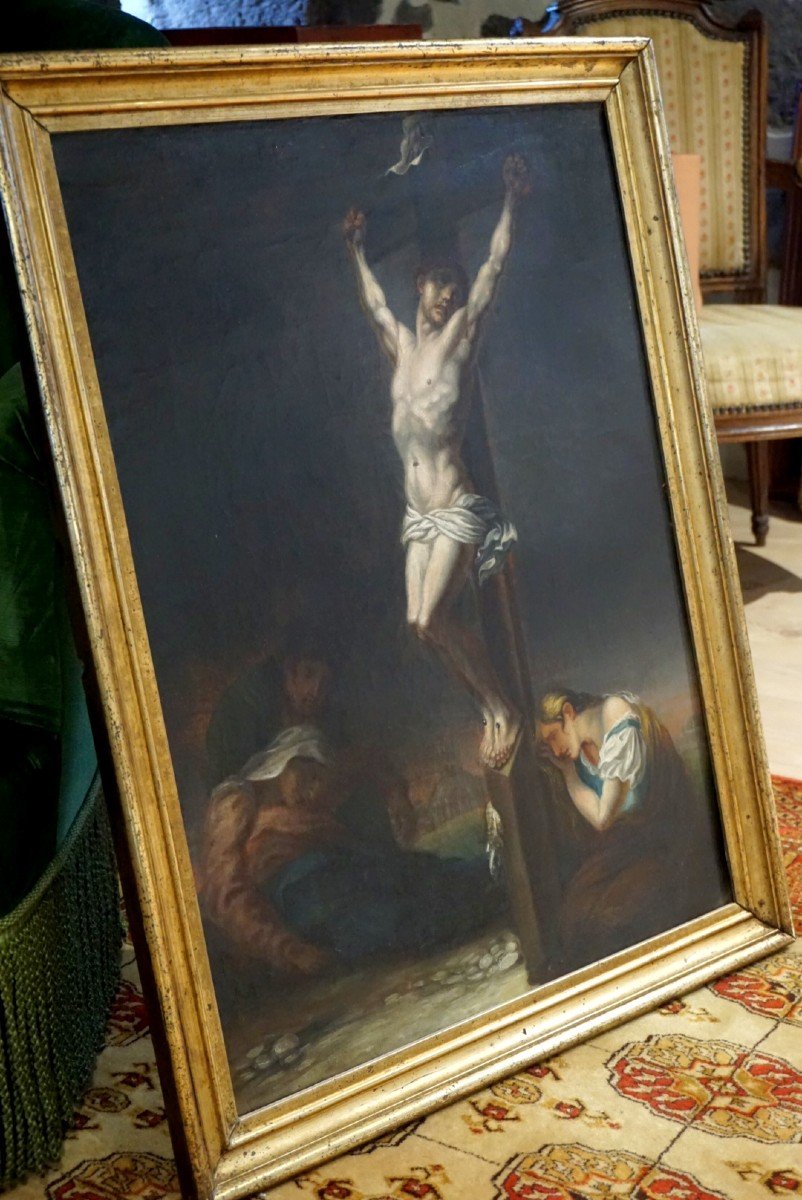 ÉCOLE FRANCAISE XIX ème siècle d'après Pierre-Paul Prud'Hon / huile sur toile -photo-3