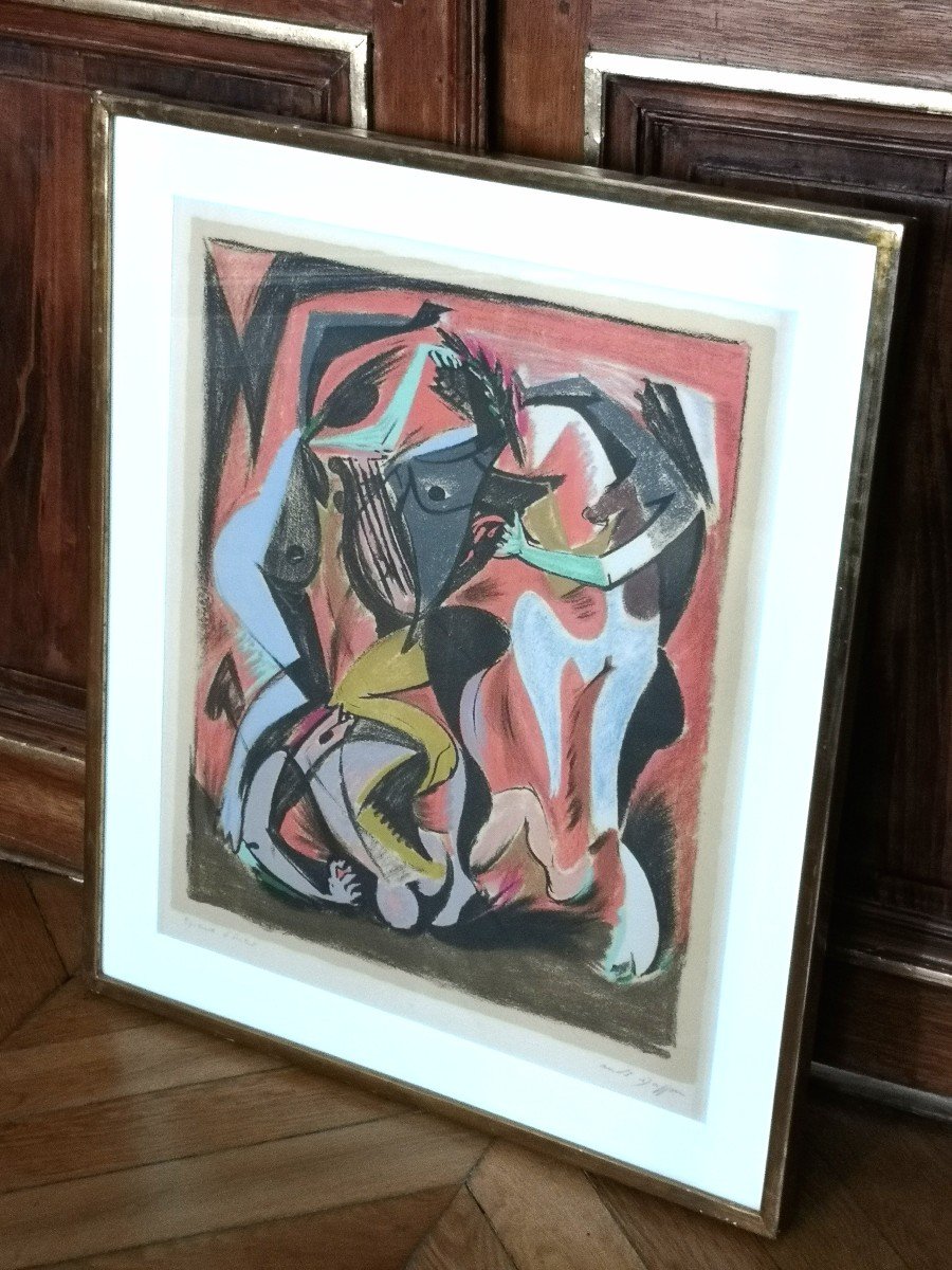 ANDRÉ MASSON (1896-1987) Orphée, 1972 / LITHOGRAPHIE / E.A. / SIGNÉE -photo-2