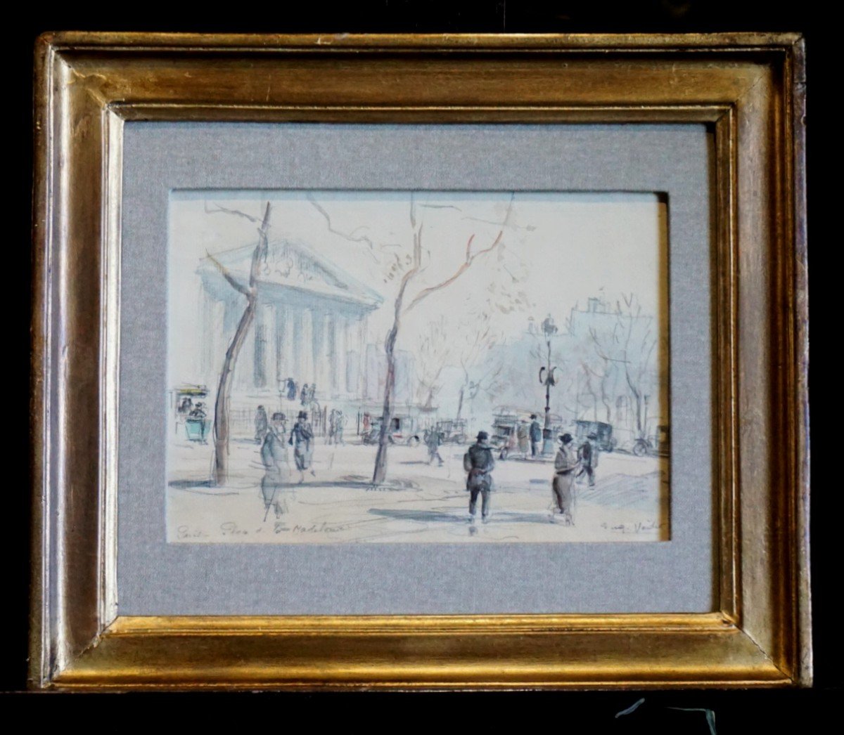 PARIS / PLACE DE LA MADELEINE / ANNÉES  1920 / EUGÈNE VÉDER (1876-1936)-photo-7