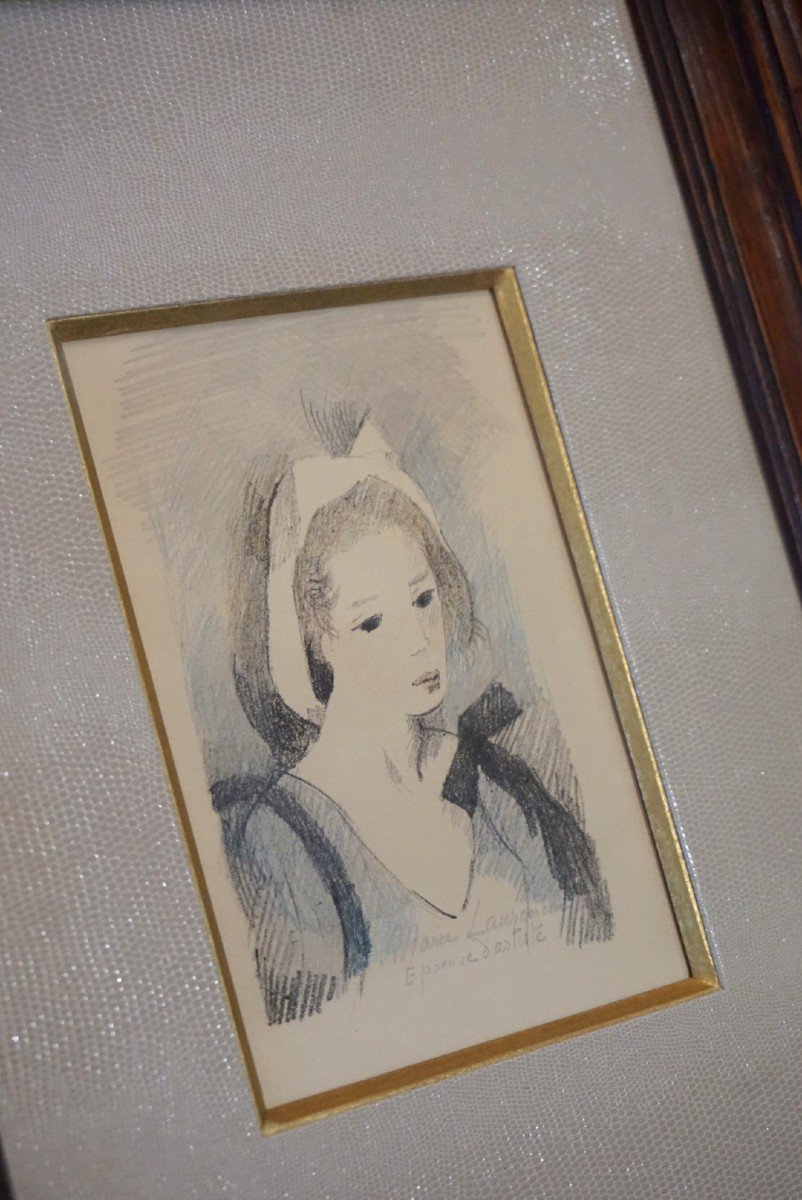 MARIE LAURENCIN (1883-1956) / LITHOGRAPHIE SIGNÉE PAR L'ARTISTE / CIRCA 1950-photo-3