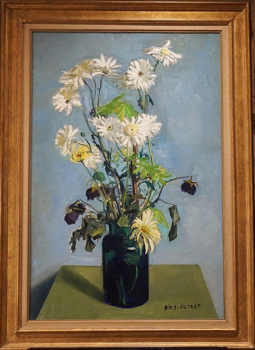 ANDRÉ BIRY-AUTRET (1911-2003) / NATURE MORTE AUX FLEURS / huile sur toile