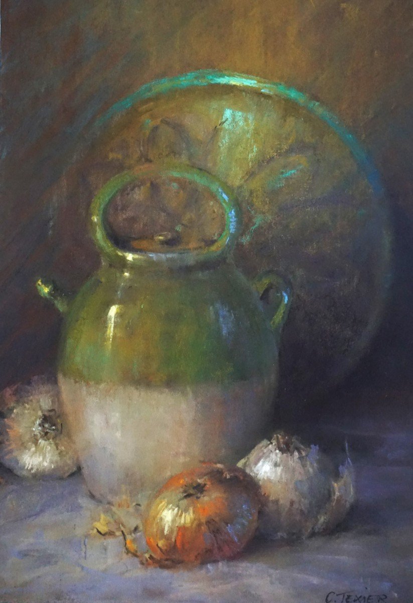 Textures And Lights: The Poetry Of Pastel / Still Life / Claude Texier / Pastel