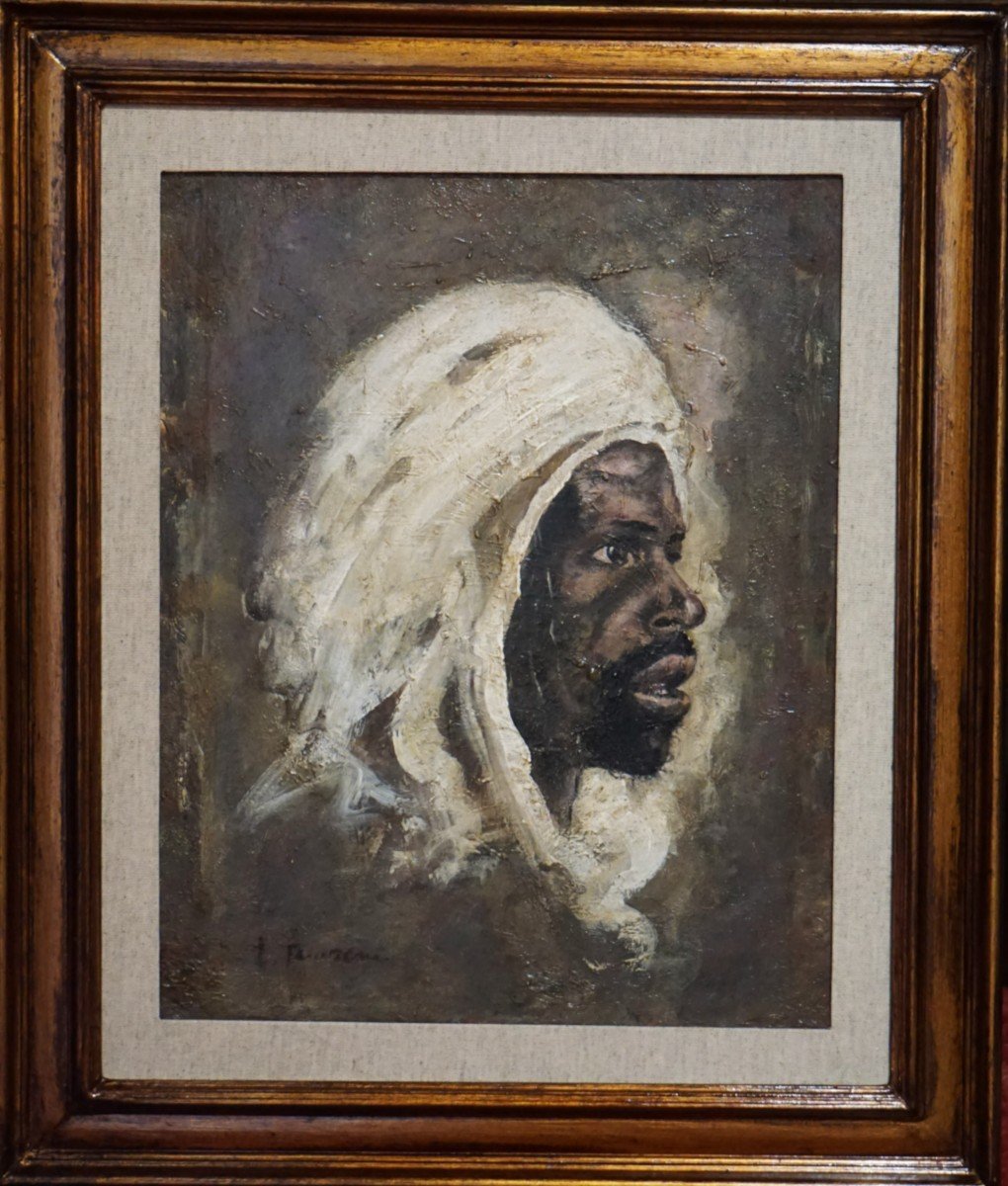 Orientalist School / Man With Turban / Circa 1930-40 / Oil On Canvas