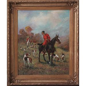 Very Important Hunting / Dated 1896 / English School / Walter Reeves 