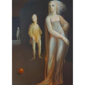 Leonor Fini (1908-1996) / "carrefour d'Hécate" / Signed Litograph /