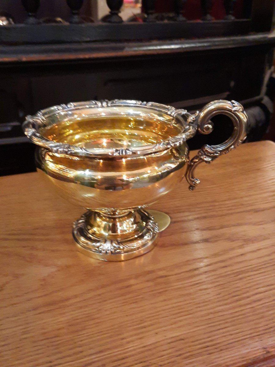 Silver-gilt Cup And Saucer-photo-2