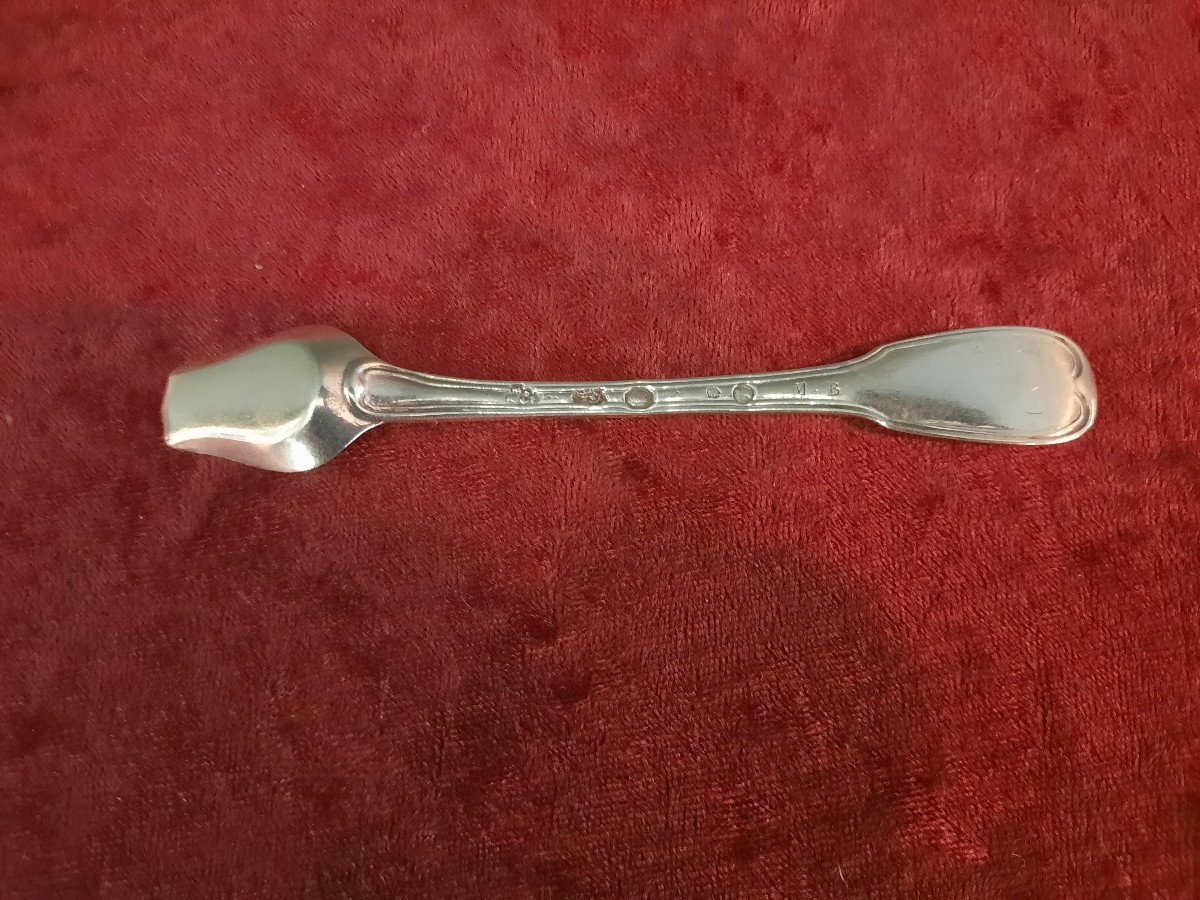 18th Century Silver Salt Spoon 