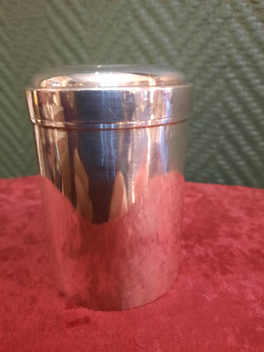  Silver Cup With Lid 1770 