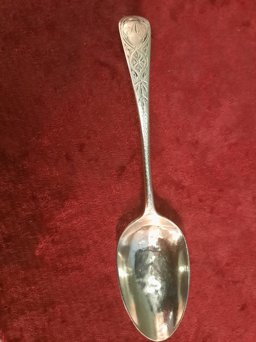 Silver Jam Spoon (london 1850) -photo-2