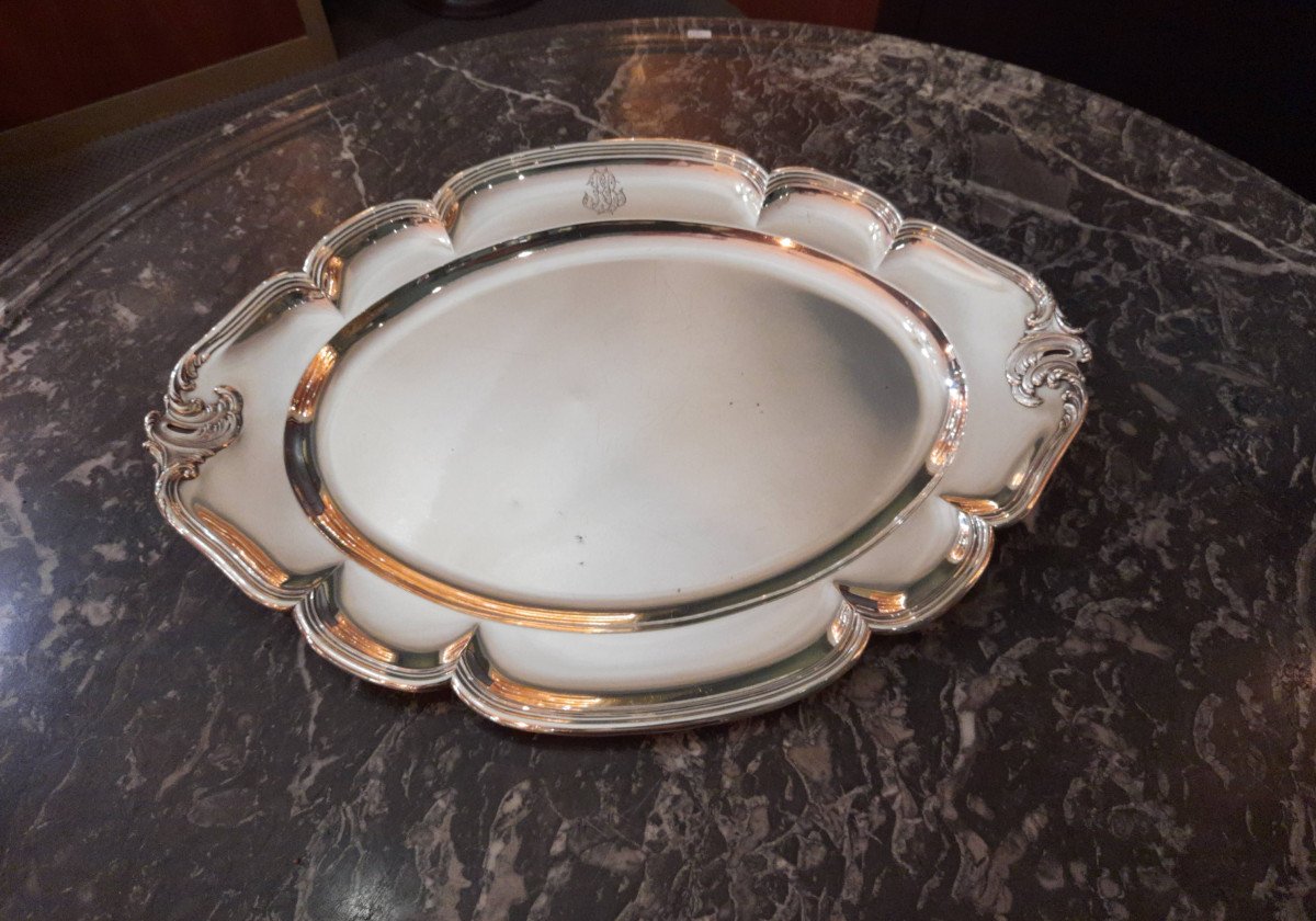 Cardeilhac Silver Oval Dish 