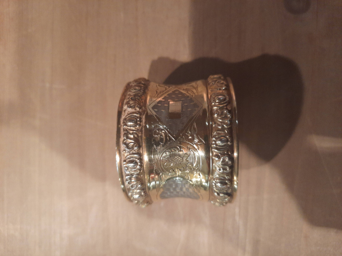 Napoléon III Silver-gilt  Napkin Ring 