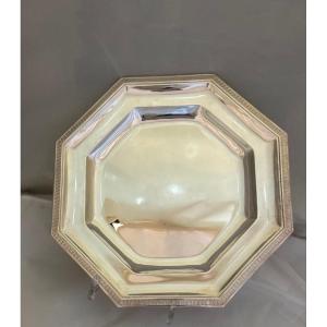 Octagonal Silver  Plate 