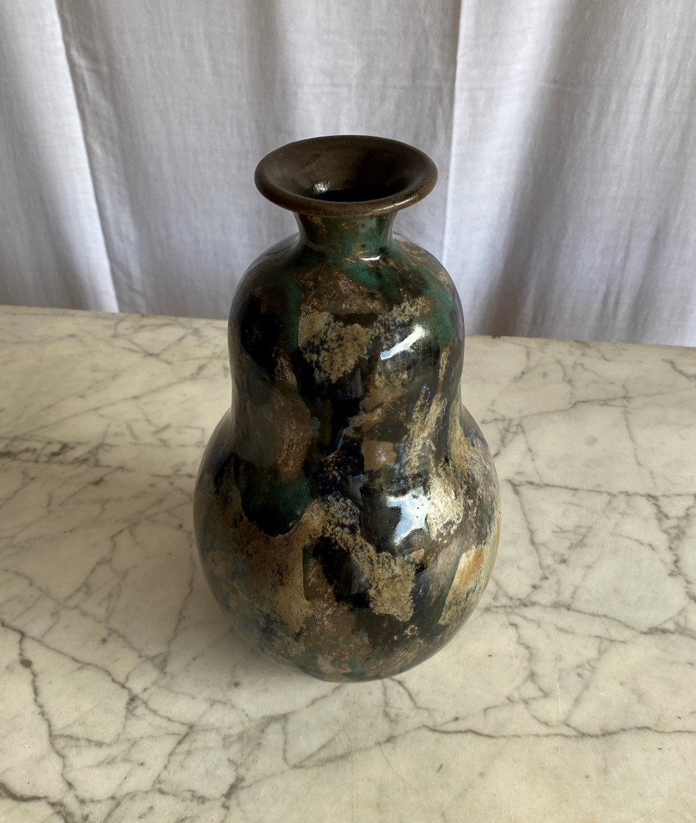 Carpent Fernand Ceramic Vase Glazed Stoneware XXth