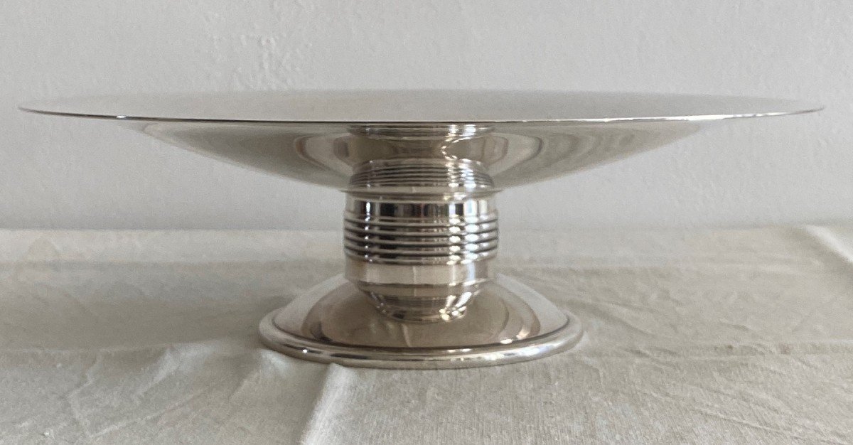 Lanel Luc Cup In Silver Metal Art Deco Christofle Model Alfénide XXth-photo-3