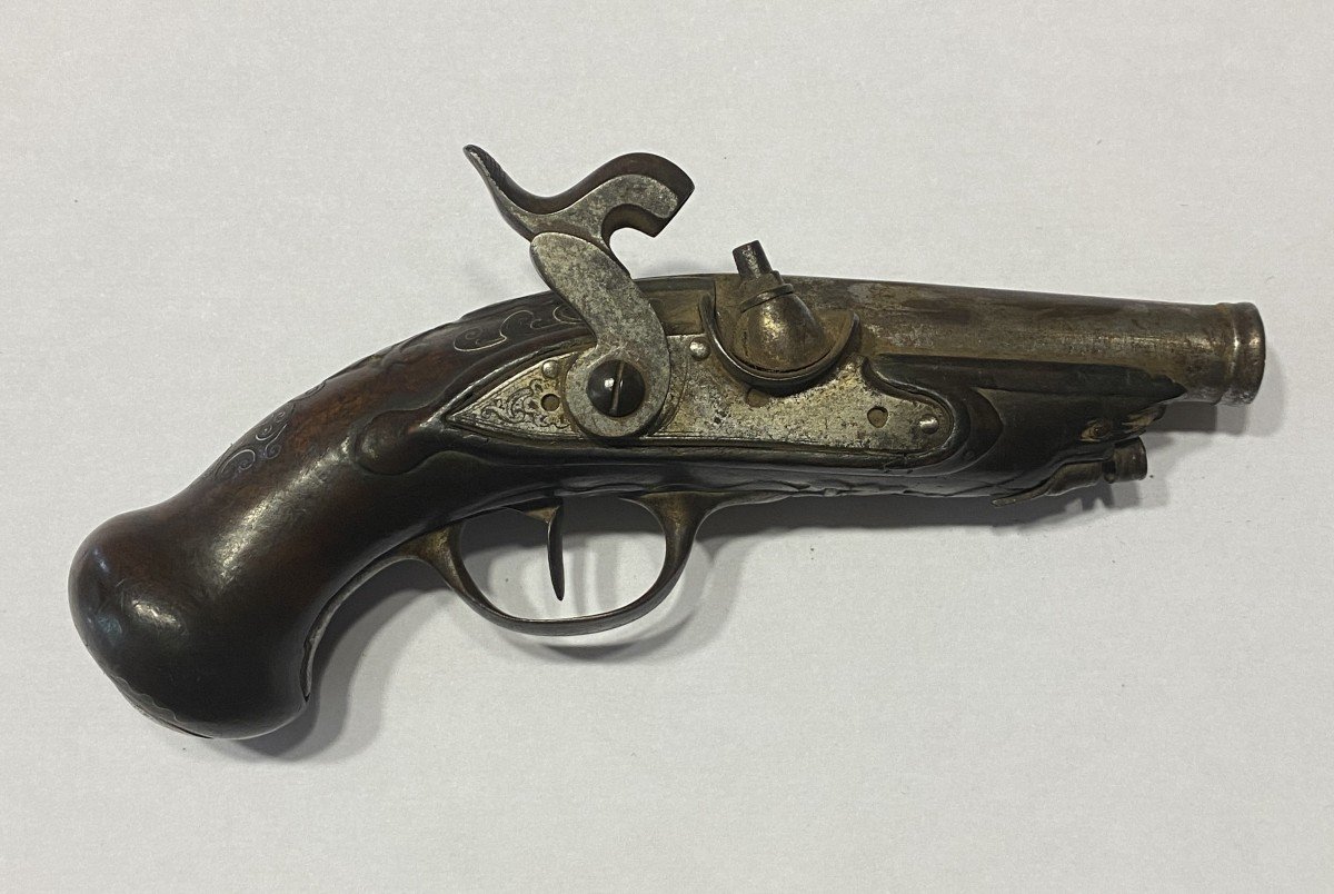 18th Century Percussion Coach Pistol-photo-2