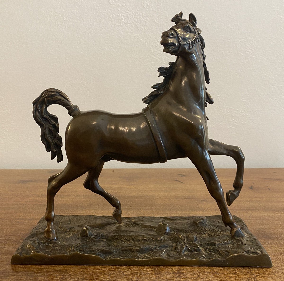 Isidore Jules Bonheur Bronze d'Un Cheval Pur Sang  XIX ème-photo-1