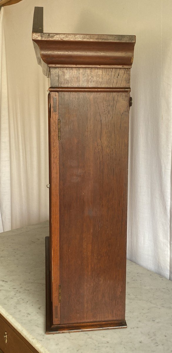 19th Century Mahogany Wall Shelf Display Cabinet-photo-1