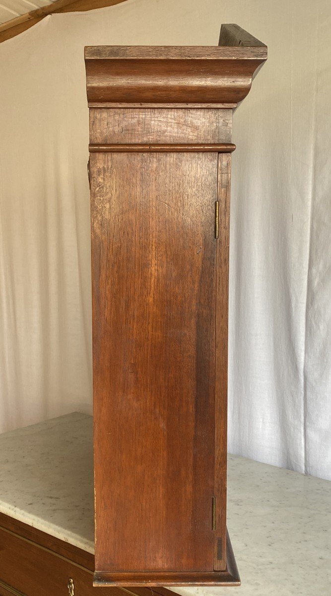 19th Century Mahogany Wall Shelf Display Cabinet-photo-2