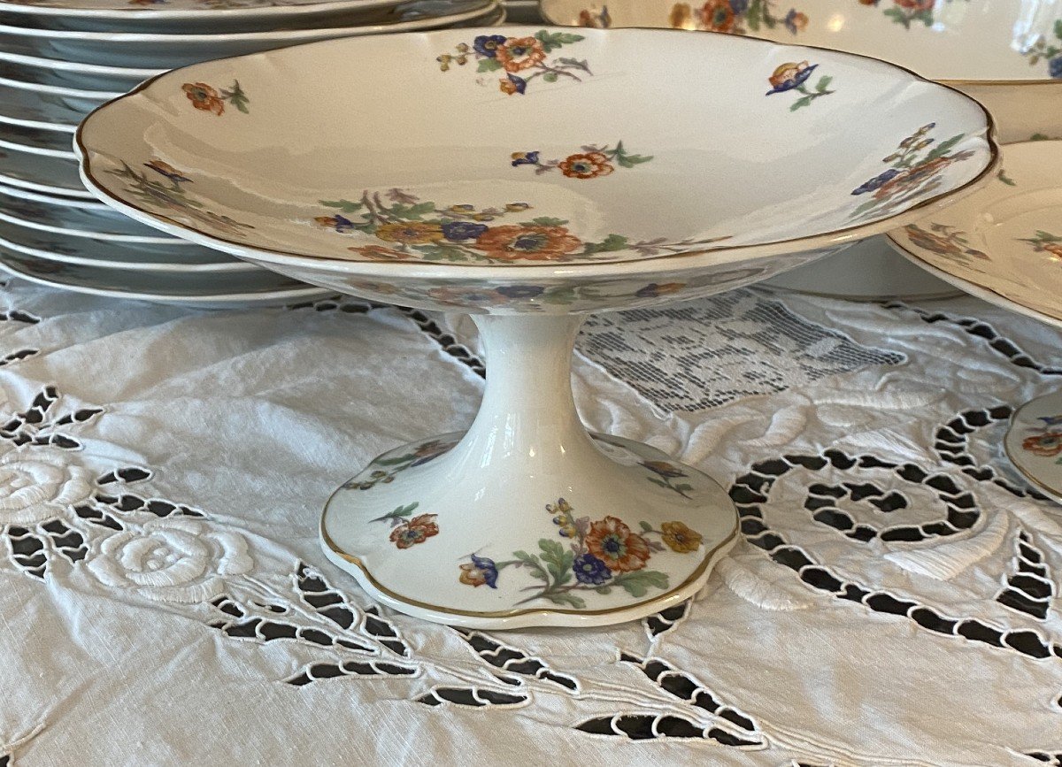 Service De Table En Porcelaine De Limoges Théodore Haviland 73 Pcs -photo-2