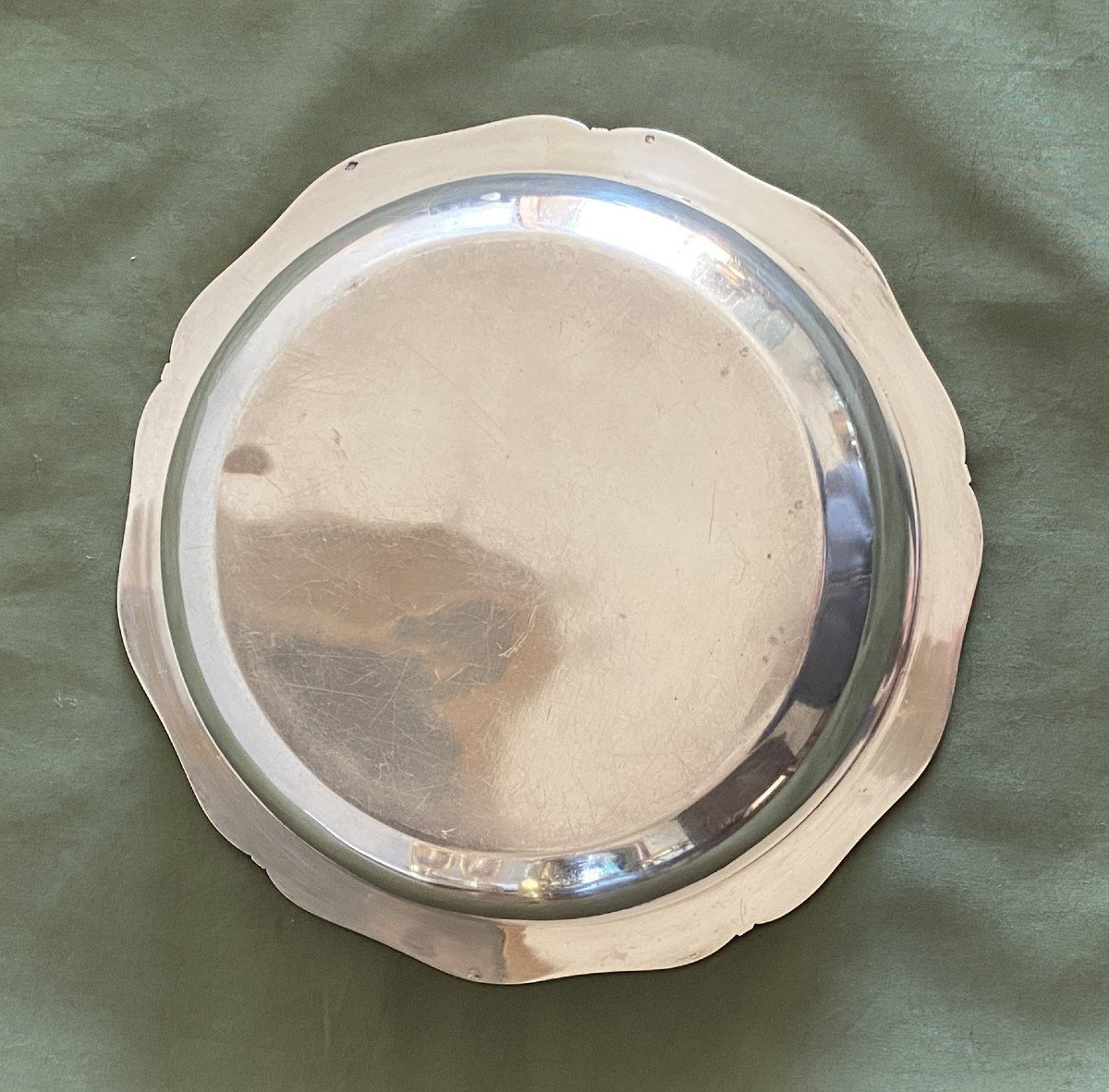 Louis XV Style Hollow Dish In Solid Silver, 19th Century-photo-1