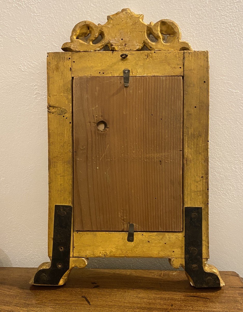 Cadre pour photo ou miroir En Bois Doré  XVIII ème-photo-1