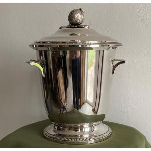 Refresher Champagne Bucket In Silver Metal XIX