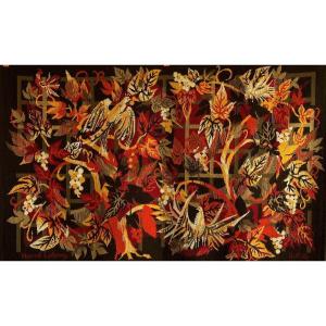 Lelong Hervé Aubusson Tapestry XX Th