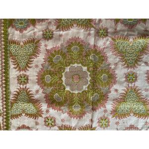 19th Century Double-sided Silk Table Mat