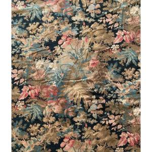 Panneau De Tissu Floral XIX ème