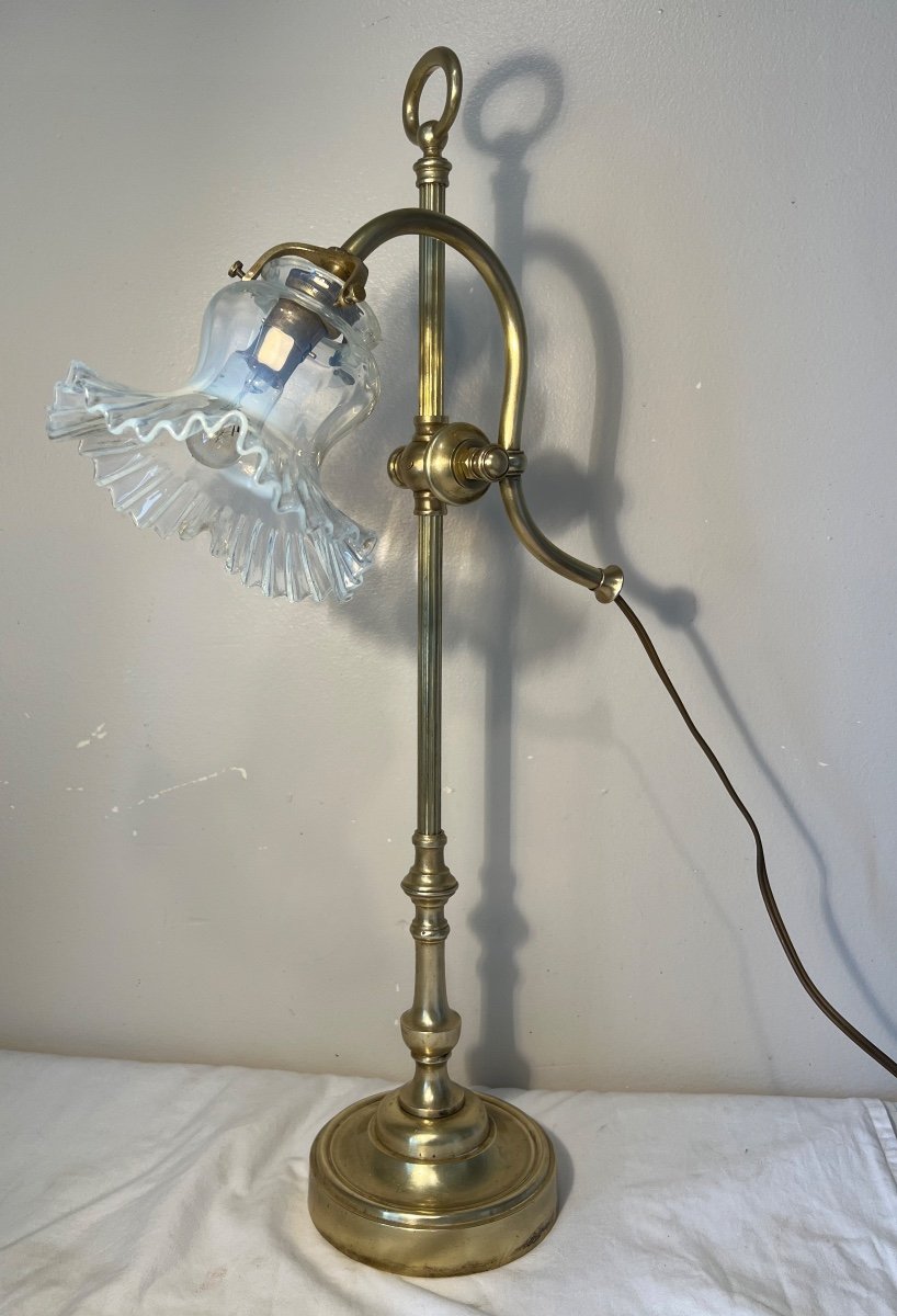 Lampe De Bureau En Bronze -photo-2