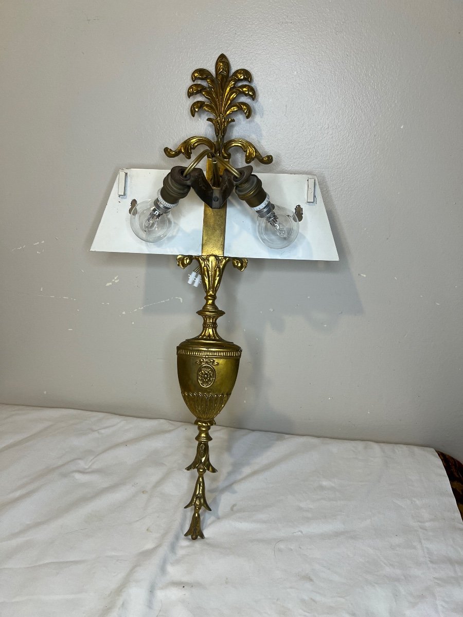 Pair Of 20th Century Sconces-photo-3