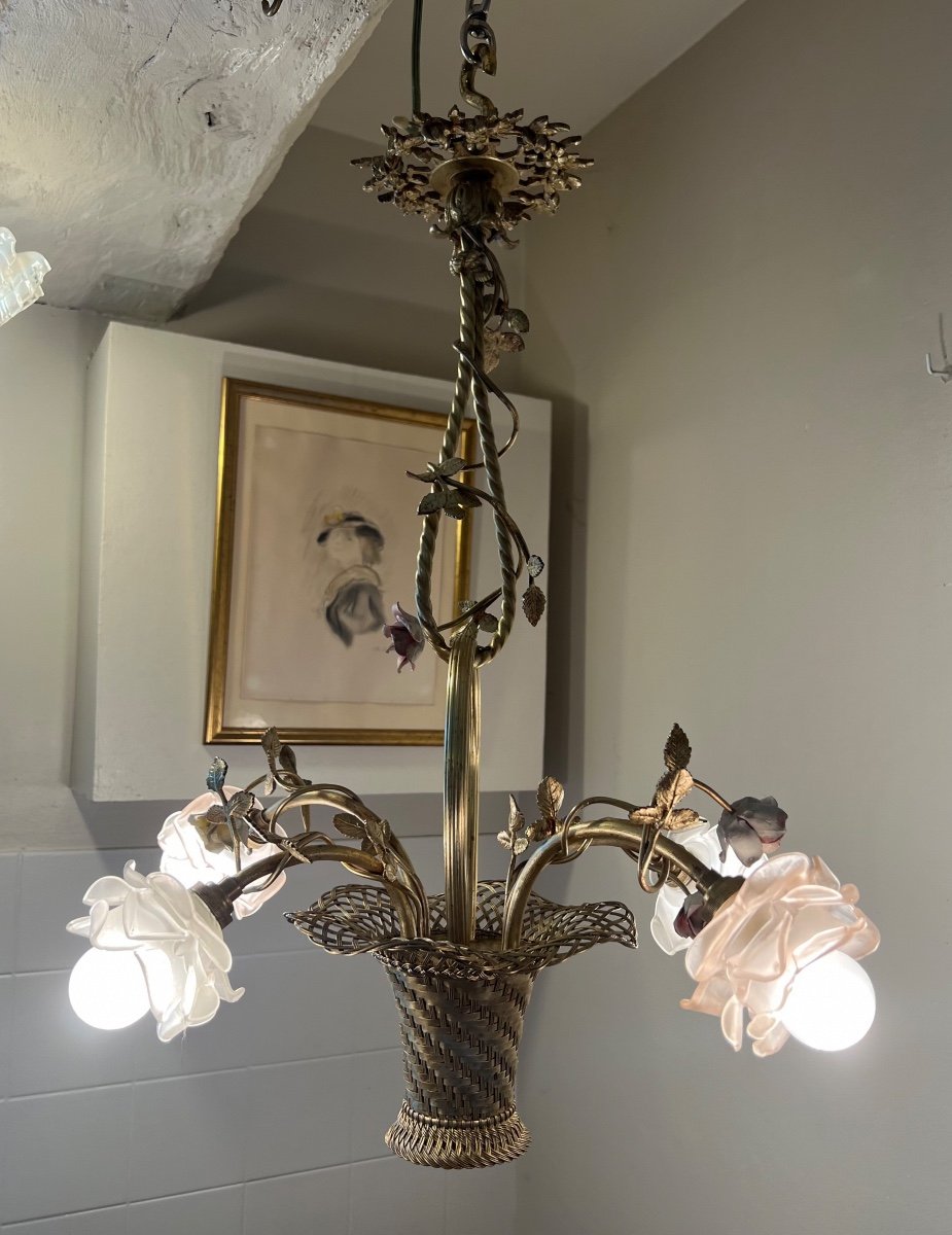 Flower Basket Chandelier-photo-1