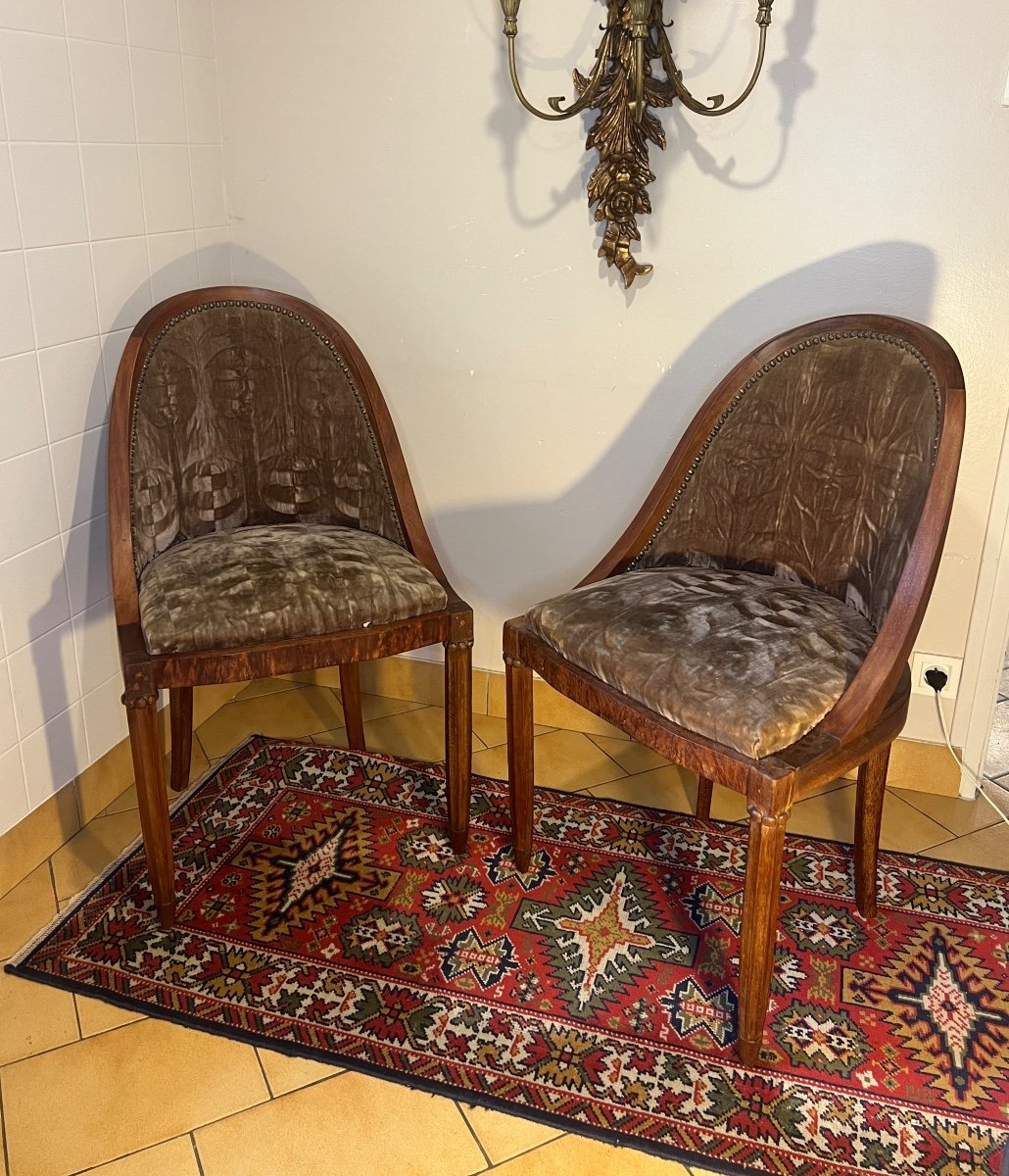 Pair Of Art Deco Chairs