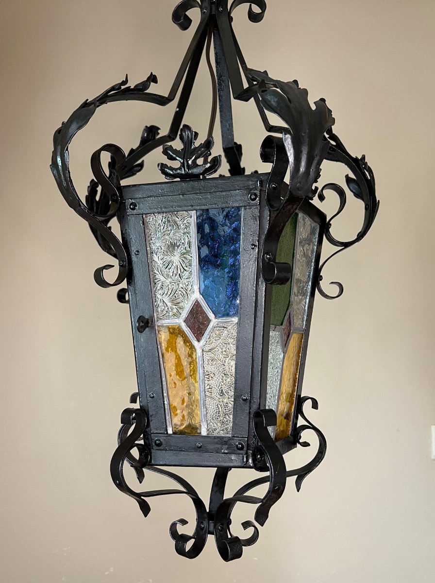 Wrought Iron Lantern -photo-2