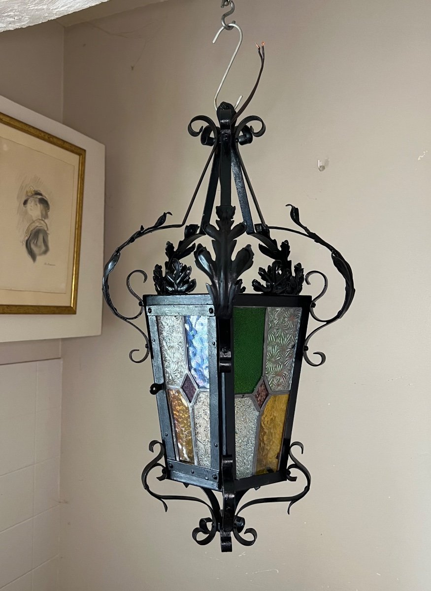 Wrought Iron Lantern 