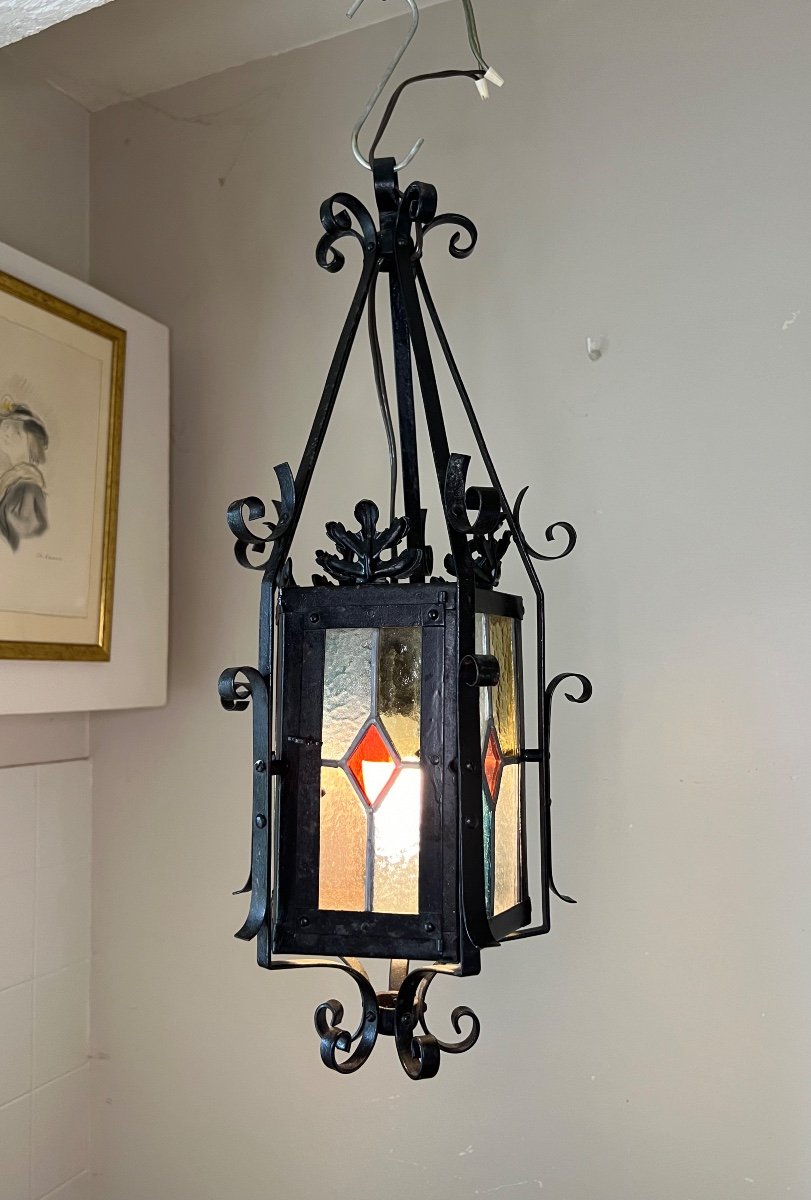 Wrought Iron Lantern-photo-4