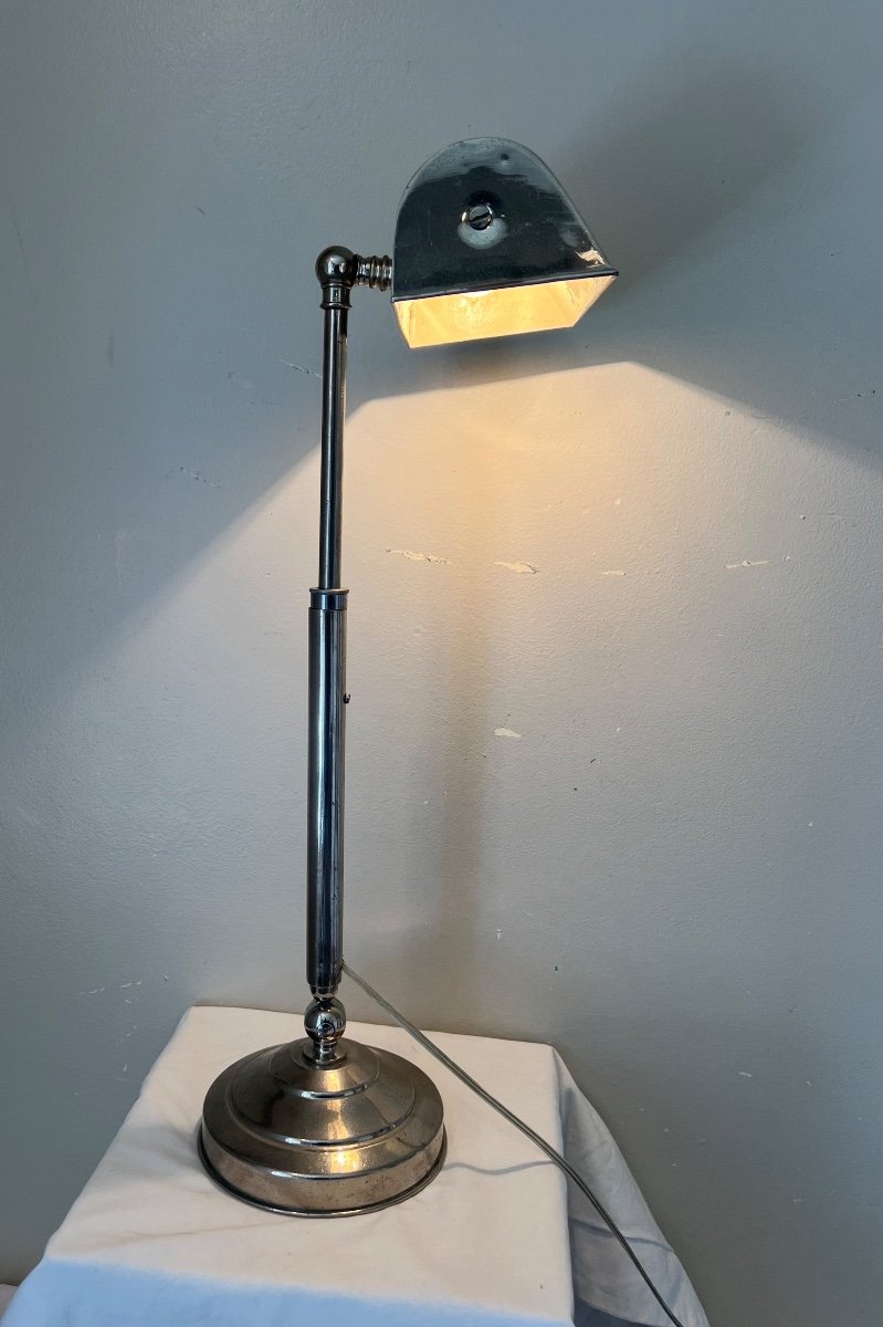 Lampe Chromée art déco