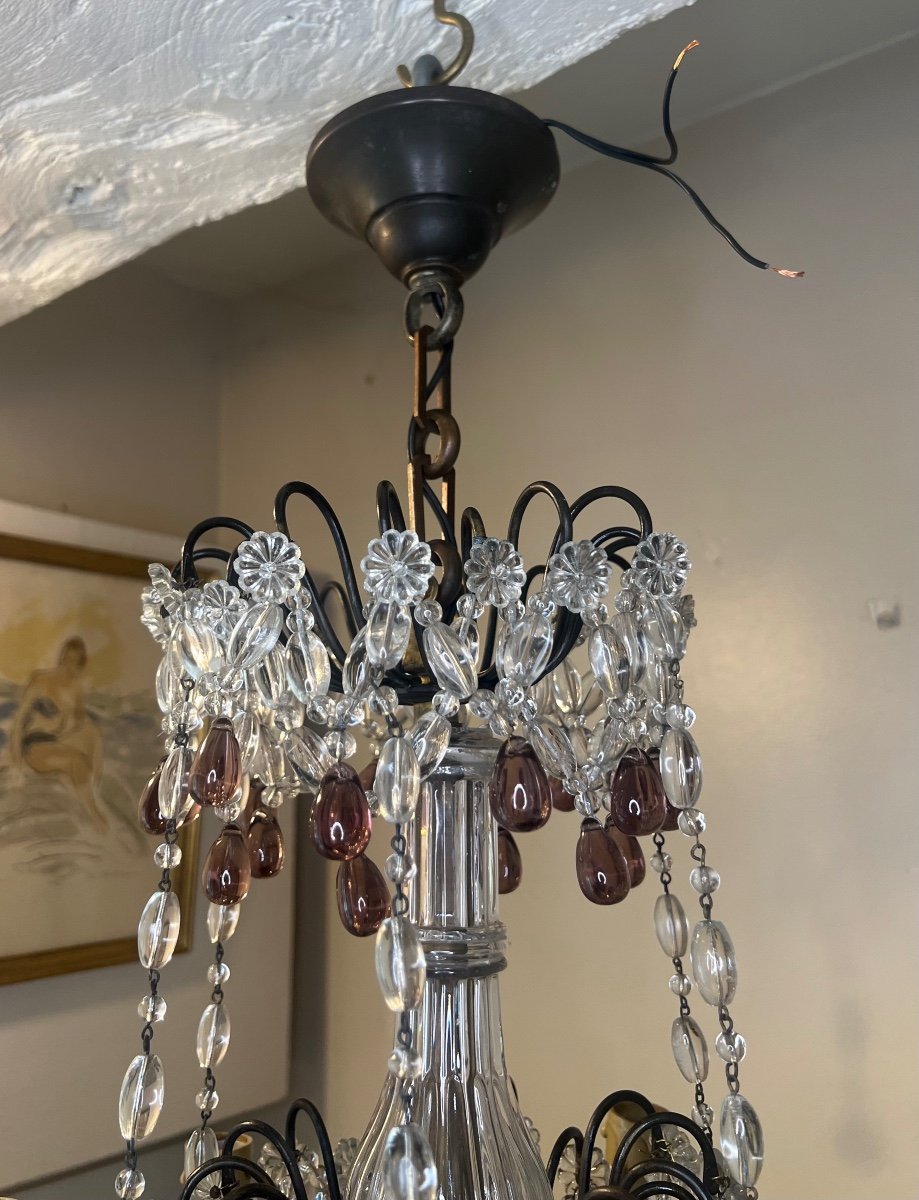 Chandelier With Colored Tassels-photo-3