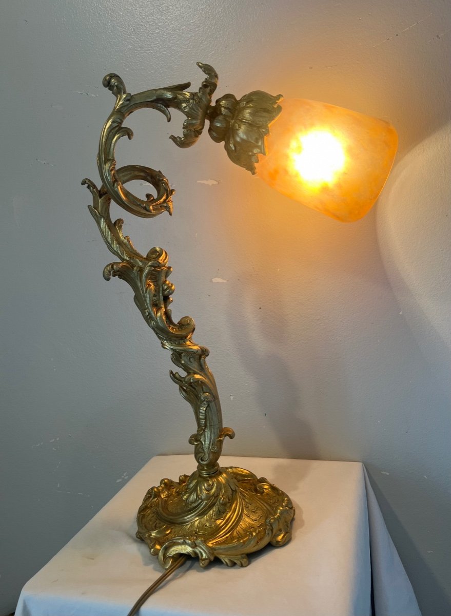 Lampe Daum Art Nouveau-photo-6