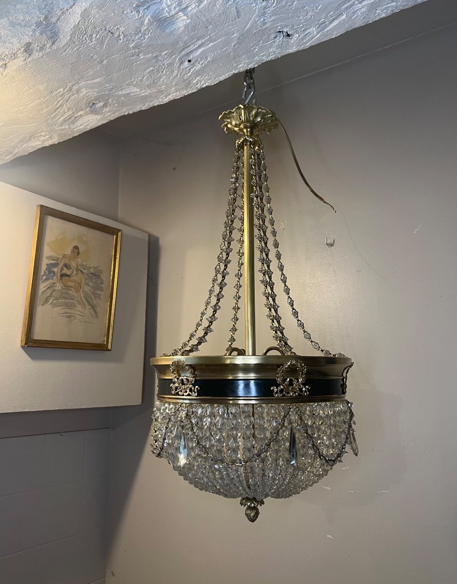 Basket Chandelier 