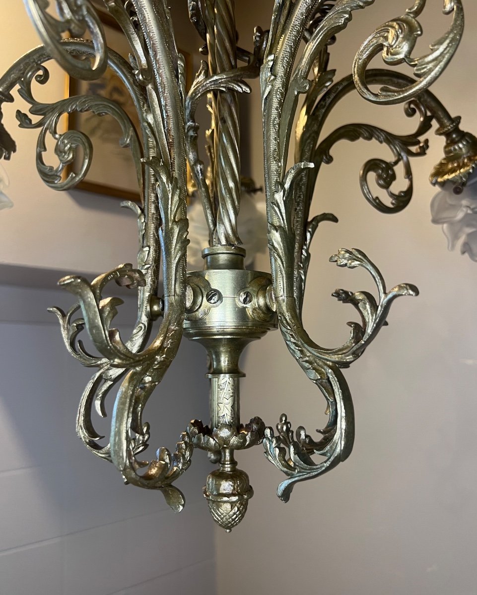 Art Nouveau Chandelier -photo-3