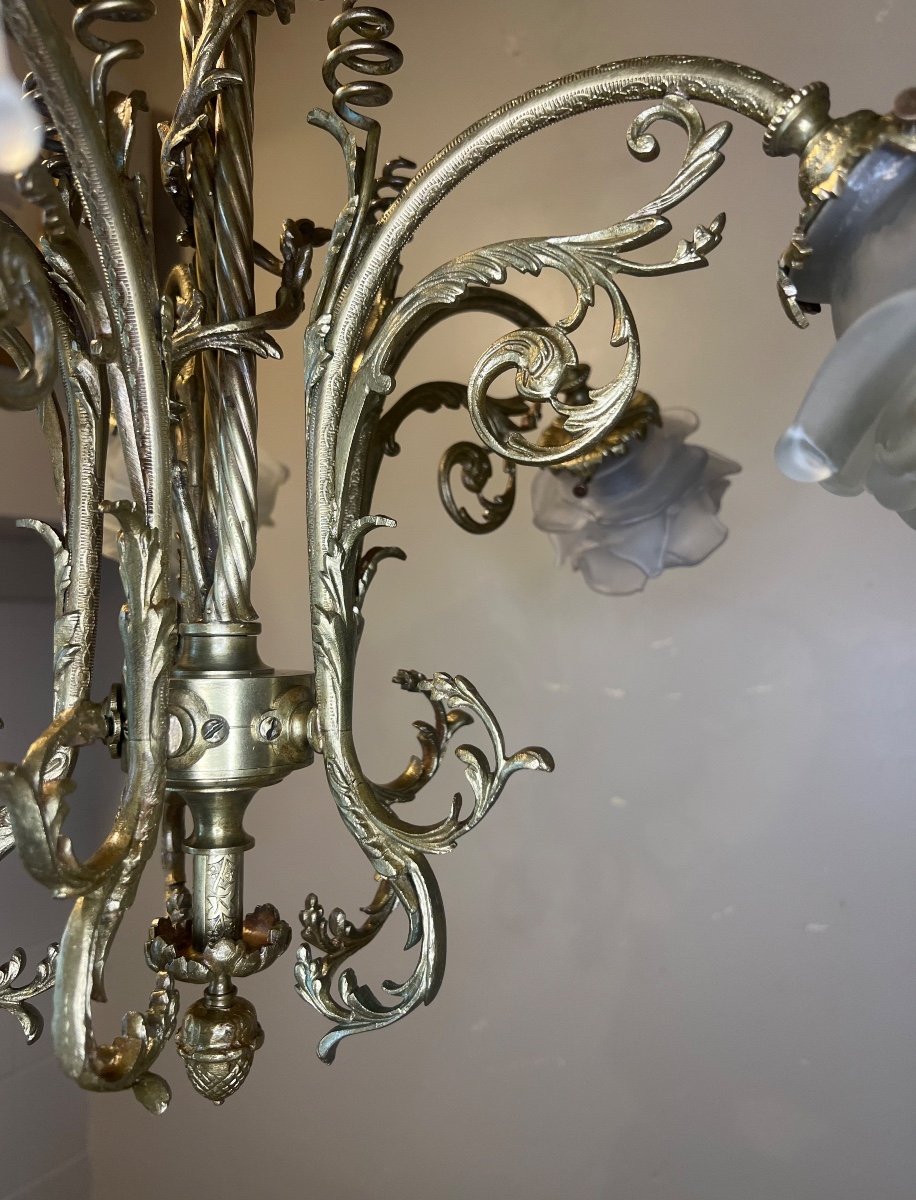 Art Nouveau Chandelier -photo-4