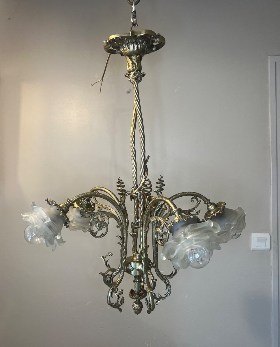 Art Nouveau Chandelier -photo-8