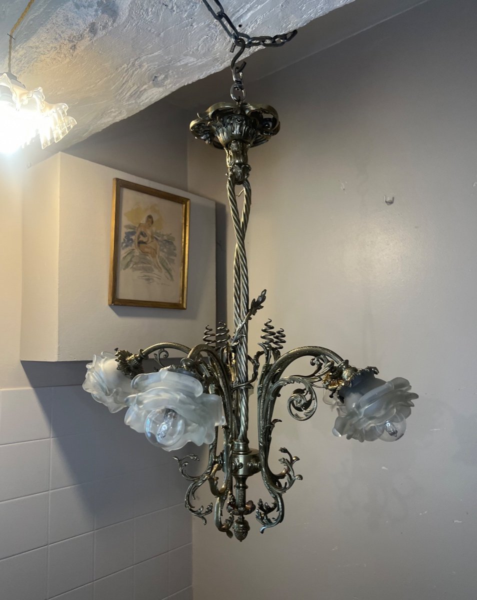 Art Nouveau Chandelier 