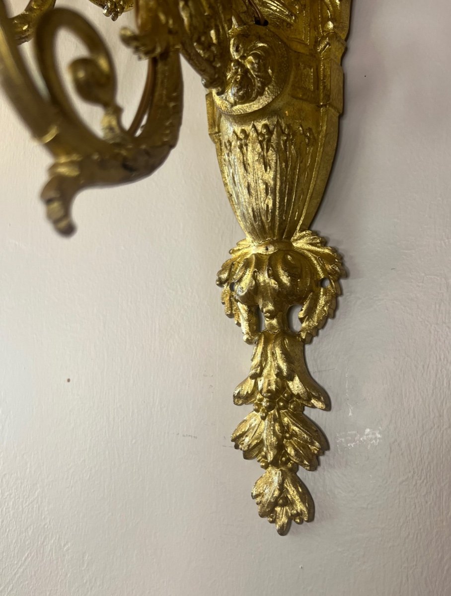 Pair Of Louis XVI Style Wall Lights-photo-4