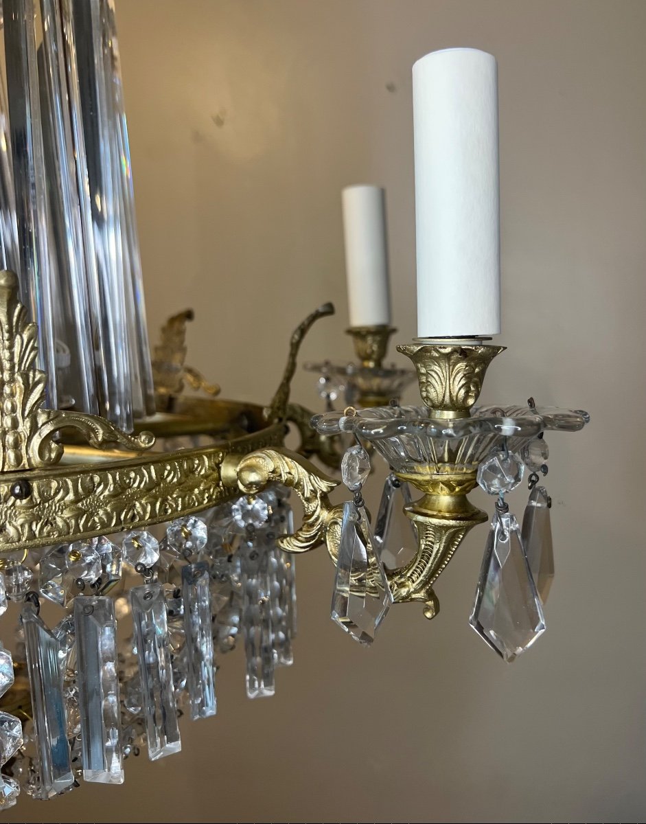 Crystal Chandelier, Late 19th Century-photo-4