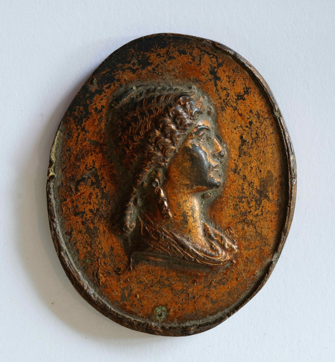 Medallion, Copper Electrotype : Agrippina  19th C.