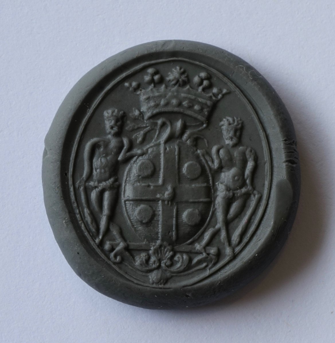 18th Century Seal / Stamp Matrix: Chantepie Family   -photo-2