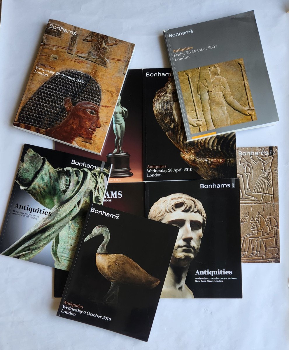 Archeologie : Lot De 9 Catalogues Bonhams