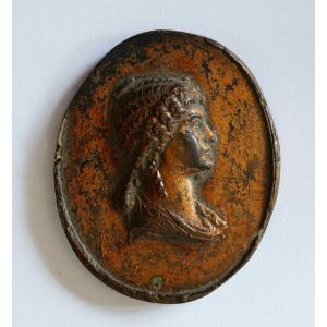 Medallion, Copper Electrotype : Agrippina  19th C.